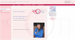 Desktop Screenshot of praxisroth.de